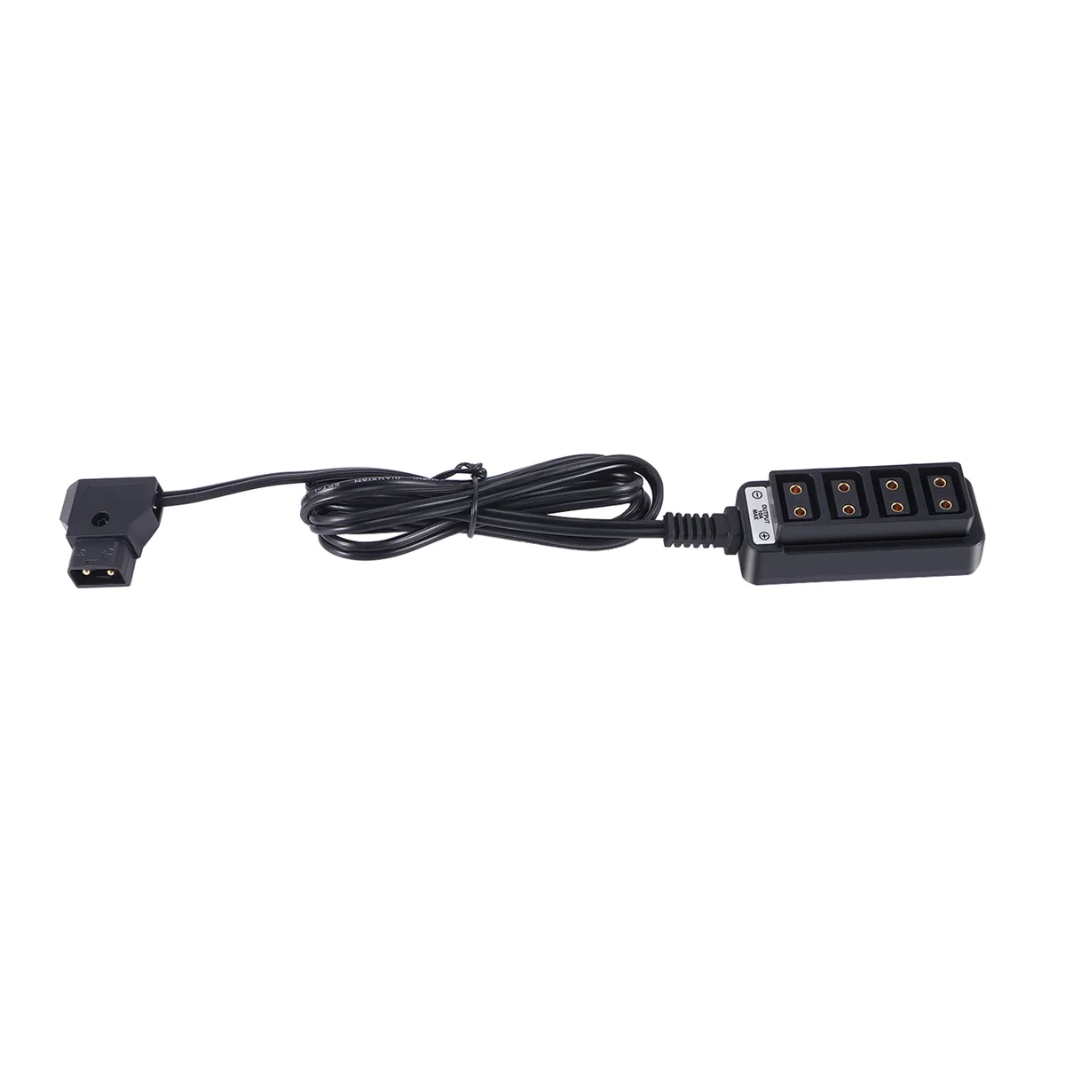 D-Tap Male to 4-Port P-Tap Female Camera Power Supply Distributor DTAP Fourway Splitter