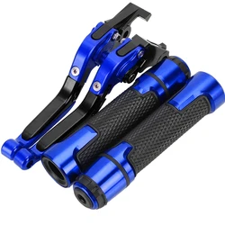 Motorcycle Accessories Adjustable Brake Clutch Lever Handlebar Grips For SUZUKI GSX-R125 GSXR125 GSX R125 GSX-R 125 2017 2018