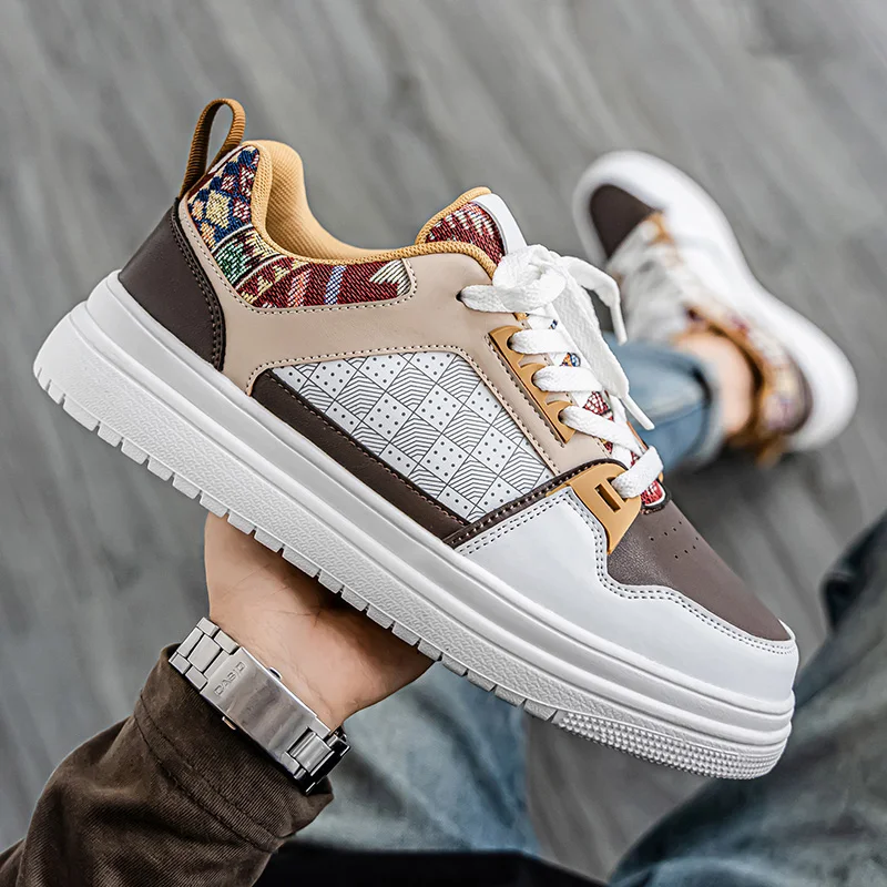 

Fashion Mesh Flat Men's Footwear 2025 Autumn New Men Casual Shoes Comfortable Breathable Anti Slip Sports Sneakers for Man Tide