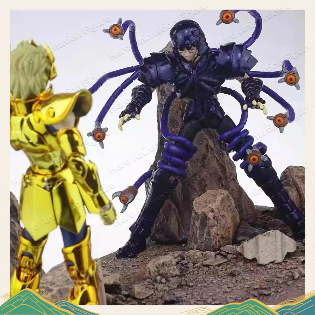 

[Available] RH Saint Seiya Myth Cloth EX Worm Remy Hades Military Vestment Ghost Action Figure Knights of The Zodiac Collection