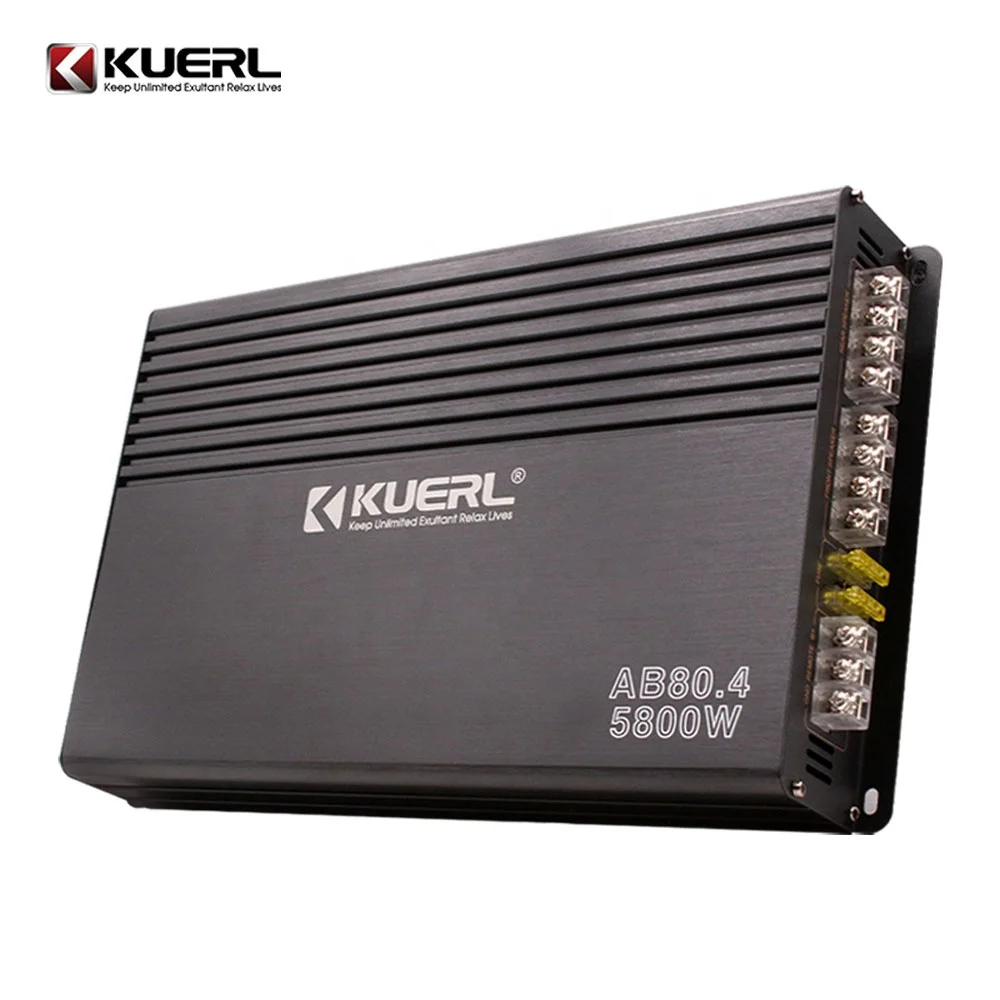 Car Audio Power Amplifier 4 Channel Car Amplifier Music Powerful  High Power 12V Car Amplifier