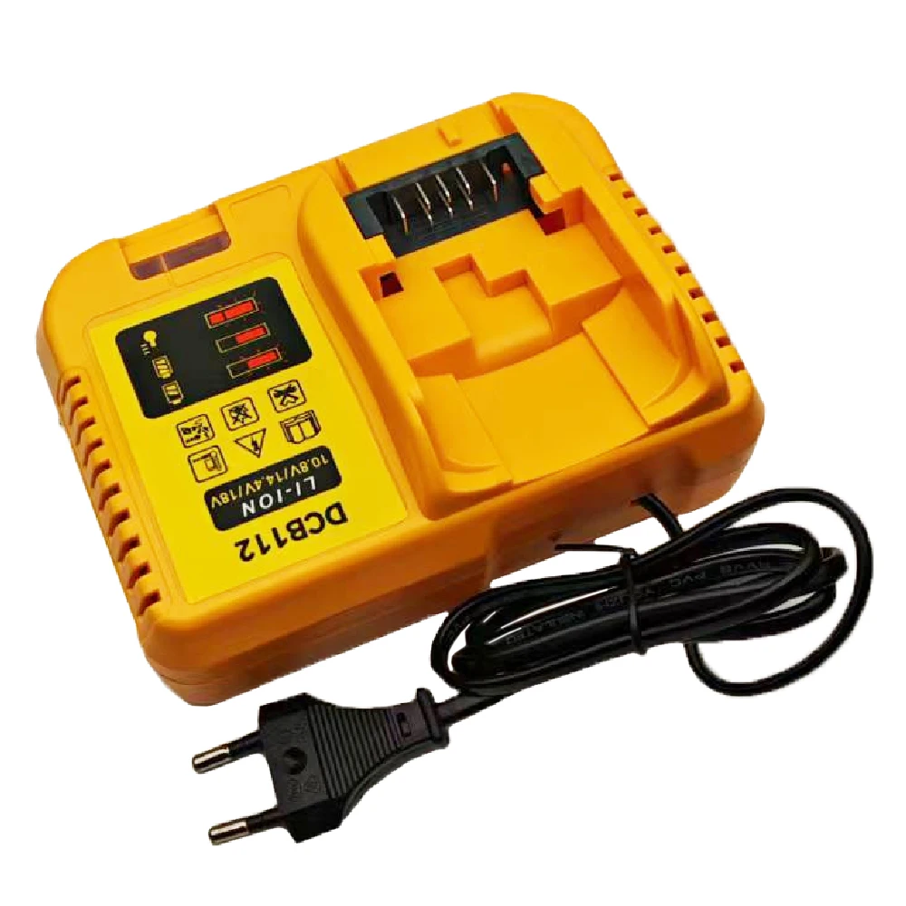 Power Tool Parts DCB112 For Dewalt 10.8V 12V 14.4V 18V 20V DCB206 DCB203 DCB120 Lithium Battery Charger DCB107 DCB115 DCB105 image 3