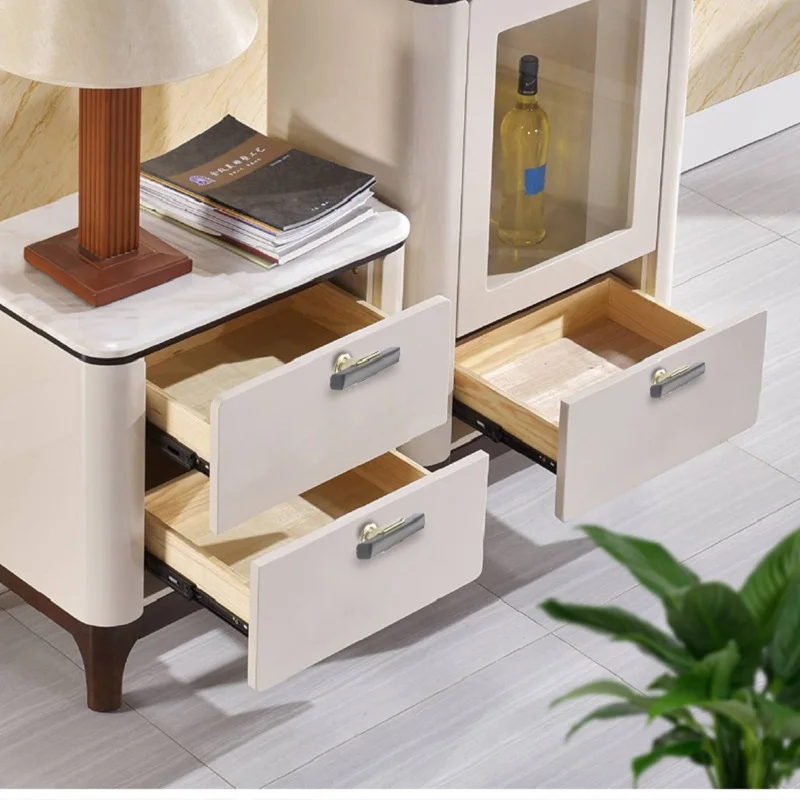 New Light Luxury Modern Simple Cabinet Door Handle Nordic Wardrobe Gold Grey Cabinet Handle Wardrobe Drawer Furniture Handle