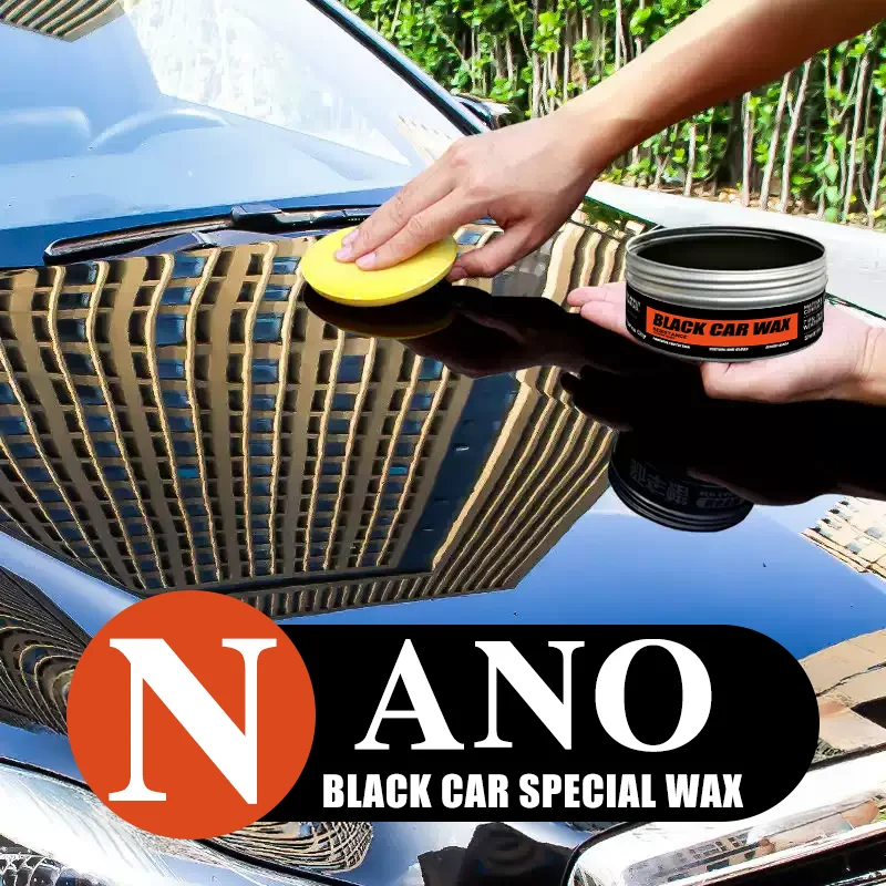 Cera Automotiva Preta Farienne 55g, Pasta de Polimento Nano, Reparo de Arranhões e Revestimento Hidrofóbico para Proteção de Pintura Preta