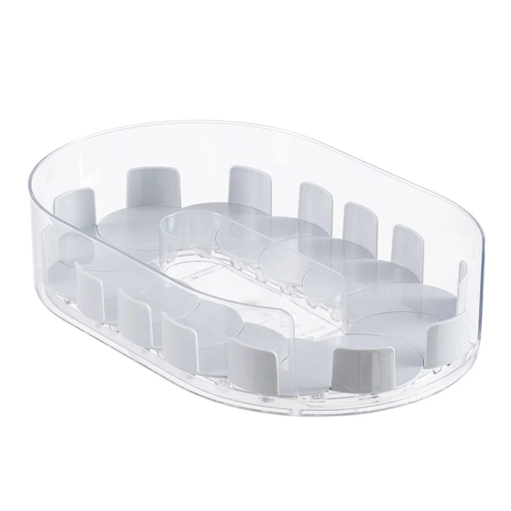 

Вращающаяся полка-органайзер для хранения напитков и приправ на кухне, для холодильника, кладовой, столешницы, кухни, ванной комнаты