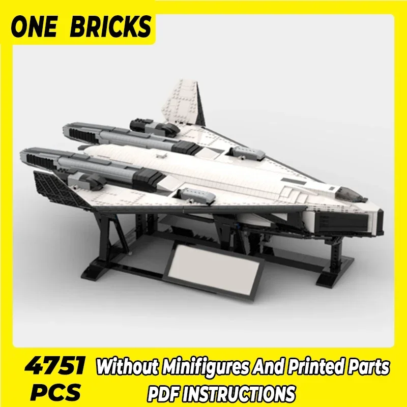 Moc Building Bricks Star Movie Model SSTO TAV 37B Class Shuttle Technology Modular Blocks Gifts Christmas Toys DIY Sets Assembly