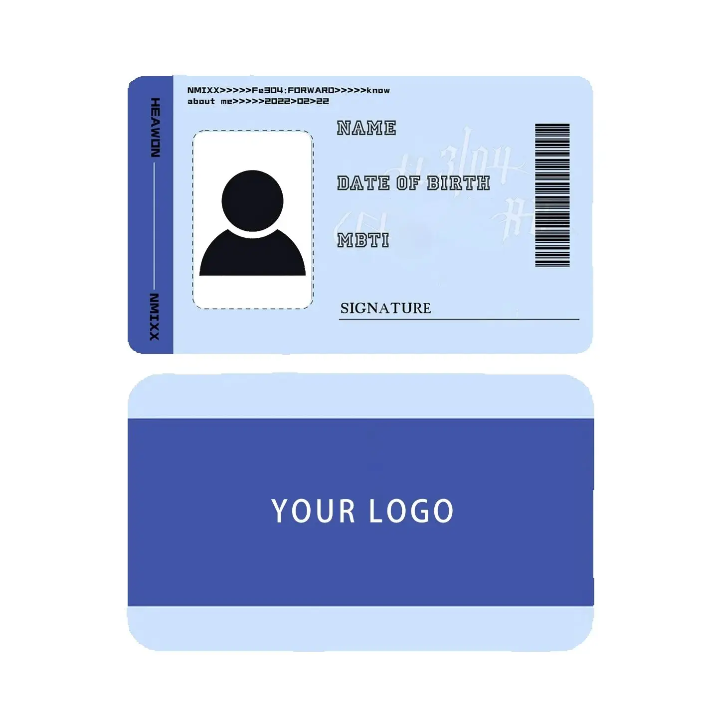 Wodoodporna karta identyfikacyjna z PVC na zamówienie, personalizowana, darmowy projekt, zaokrąglone rogi, grubość 0,76 mm — zdjęcie produktu 6