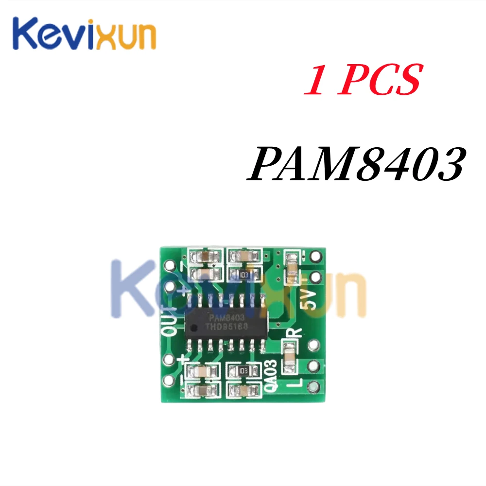 10pcs/5pcs/1pc PAM8403 Audio 2x3W Mini Digital Power Amplifier Board for Class D Stereo Audio Amplifier Module 5V Power