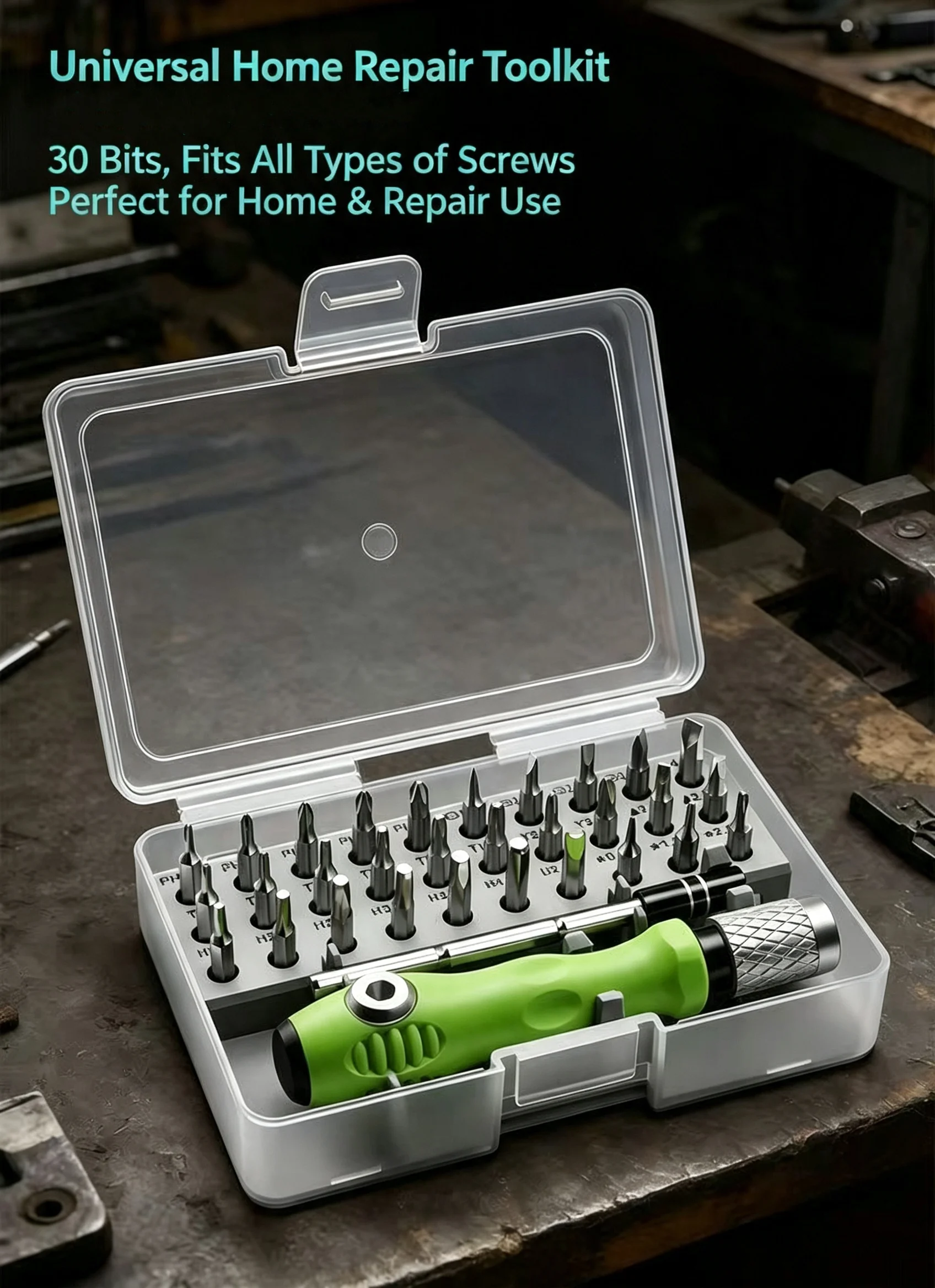 32 in 1 Precision Hand Screwdriver Set Multifunctional Portable Repair Tool Kit Screwdriver Bits for Mobile Phone Laptop Watch H