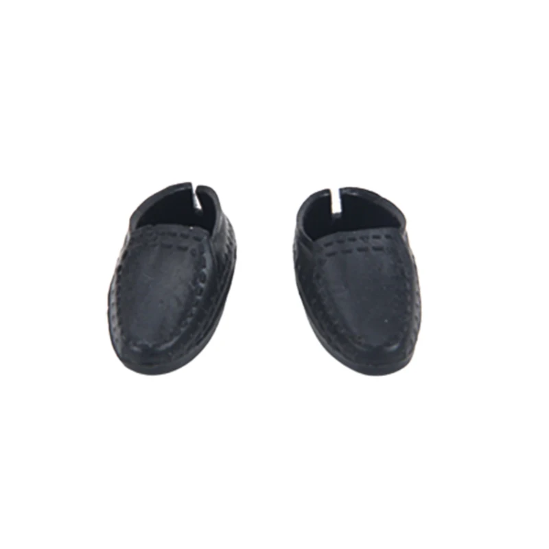 Zufällige 6 Paar Schuhe für männliche Puppen, Prinzessin Ken, modischer Freizeitstil, Leder-Sneaker, Slipper-Stiefel für 30 cm große Ken-Puppen, Zubehör – Detail 4