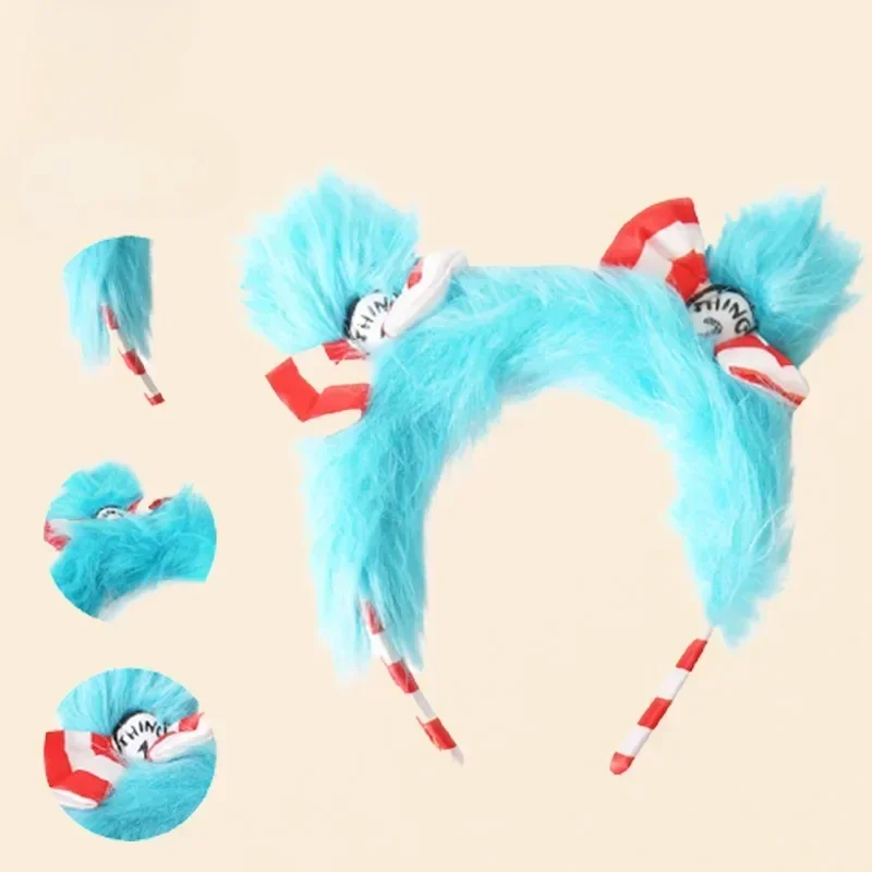 Новинка головной убор для косплея и косплея головной убор для косплея синий ободок шпилька для волос аксессуары маска клоуна