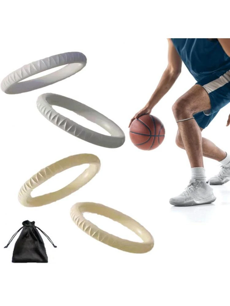 Ceinture de Force du genou pour basket-ball, 2 pièces, corde d'articulation du genou, bande en caoutchouc, genouillère de Sport, Protection élastique fixe