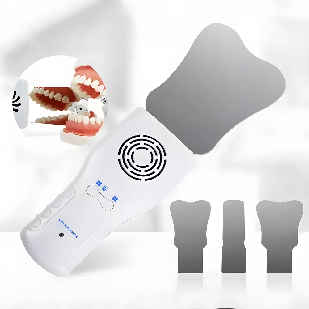 Nouveau type de miroir dentaire automatique anti-buée pour photographie buccale, réflecteur, miroir anti-buée, orthodontique, buccal, occlusal, lingual