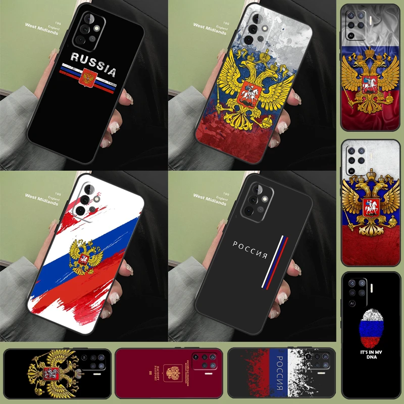 Russia Flag Case For Samsung Galaxy A54 A34 A14 A12 A22 A32 A52 A72 A13 A33 A53 A50 A11 A31 A51 A71