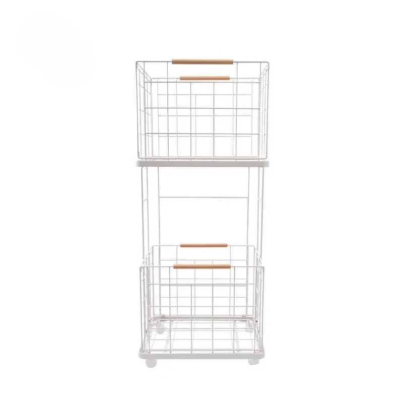 

Double Dirt Basket Household Shelf