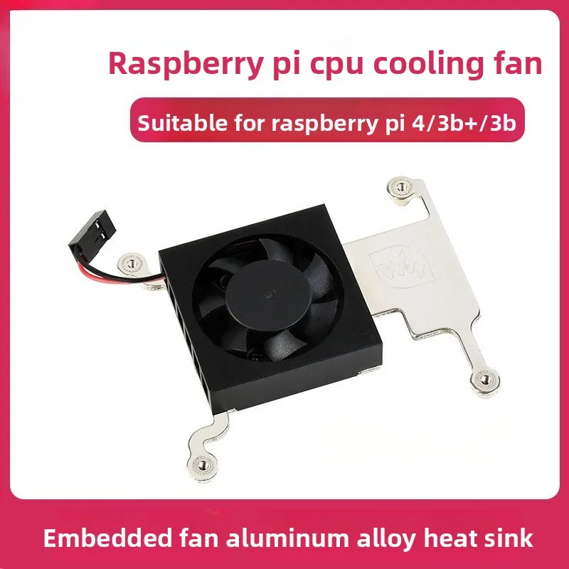 

Raspberry Pi 4 / 3B+ / 3B CPU Cooling Fan 3007 High-Performance Cooling Module
