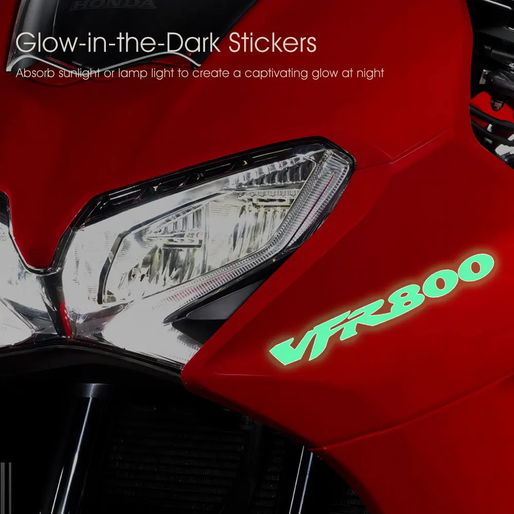 Motorcycle Glow Stickers Decal for Honda VFR 800 Sticker VFR 800 F/X 800F 800X VFR800F VFR800X Accessories 2014 2016 2017