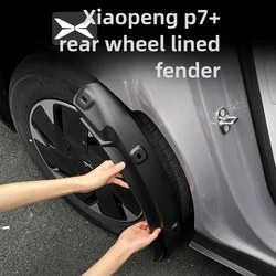 For Xpeng P7+ 22-25 Car Mudflap Front Rear Wheel Fender Splash Mud Guard Soft PP Mud Flaps Auto Mudguards Exterior Accessories