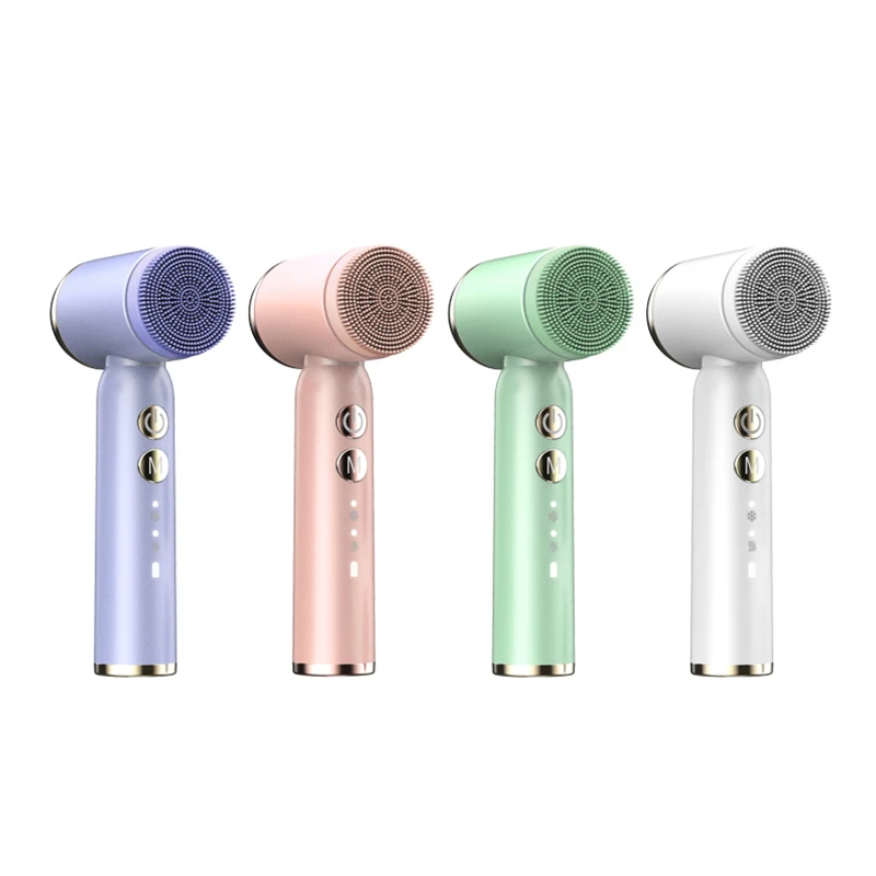 

Waterproof Electric Cleansing Brush 6 In1 Sonic Rotating Deep Cleansing Brush Remove Acne Pore Skin Rejuvenation Beauty