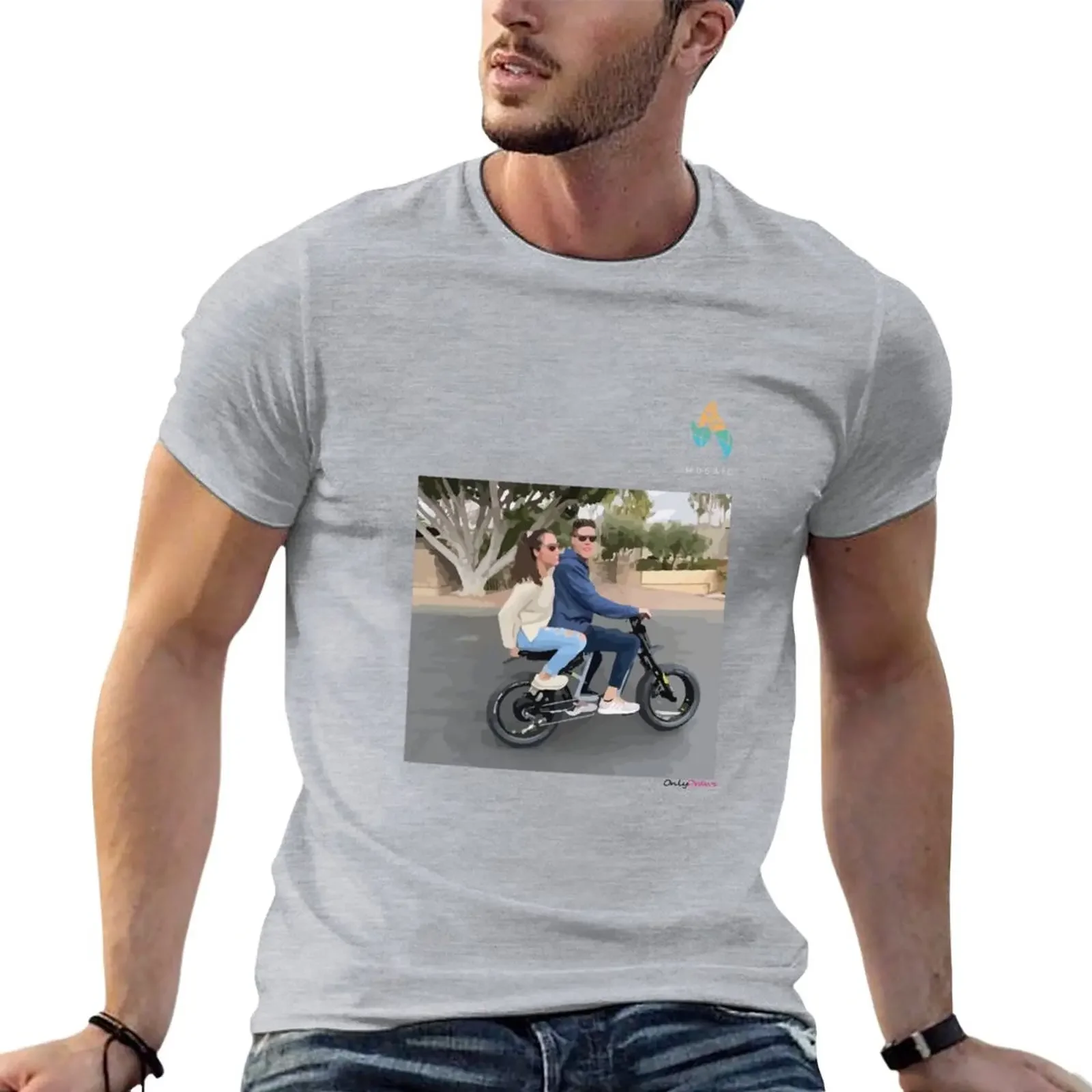 Jacob and Abi T-Shirt summer tops funnys sublime men graphic t shirts