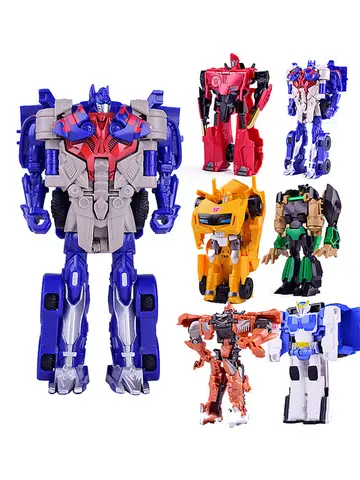 Metamorphic Toys Car Children'S Birthday Gift Action Doll Toys Mini Metamorphic Car Education Toys Children'S Toys