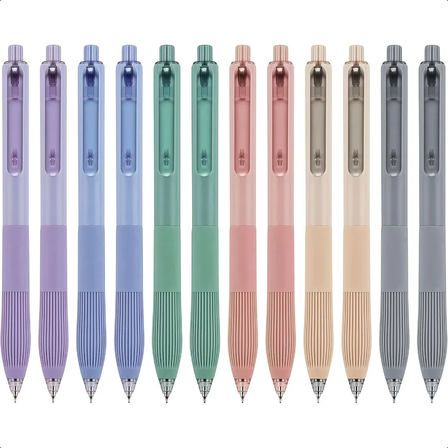 

Gel Pens Black Ink Pens for Office 0.5mm Fine Point Pens Smooth Writing Retractable Work Pen 12count