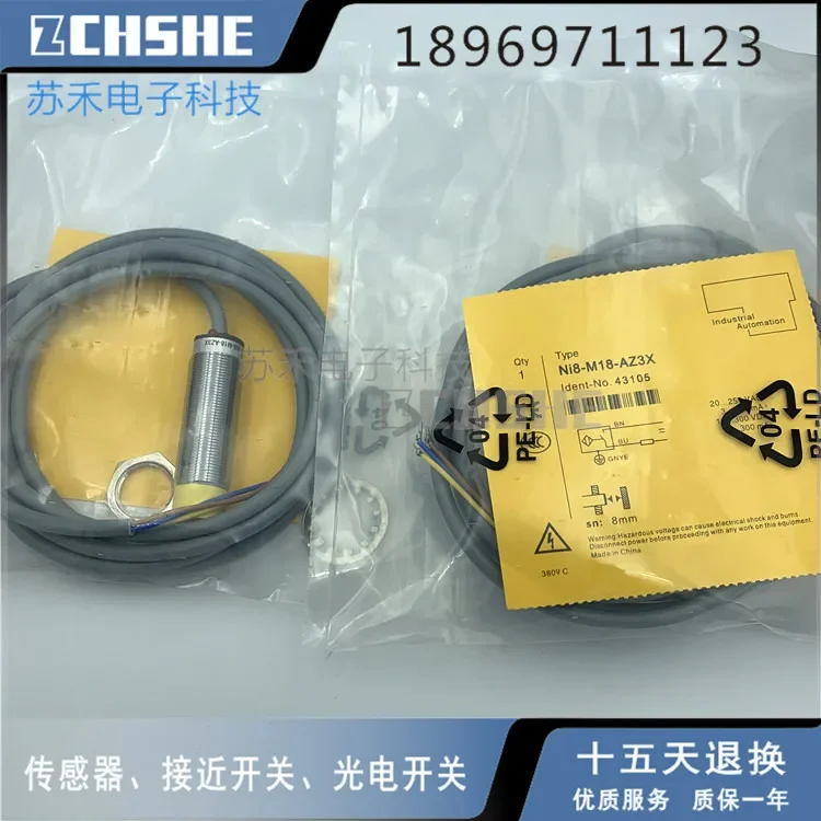 

spot cylindrical proximity switch NI8-M18-AZ3X NI8-M18-RZ3X