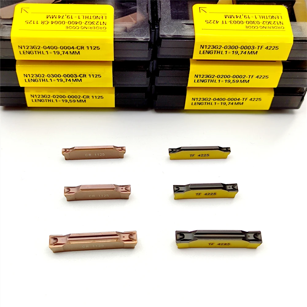 N123G2 0200 0300 0400 2mm 3mm 4mm CR1125 TF4225 inserti in metallo duro per scanalatura tornio taglierina strumento di separazione e scanalatura N123 G2