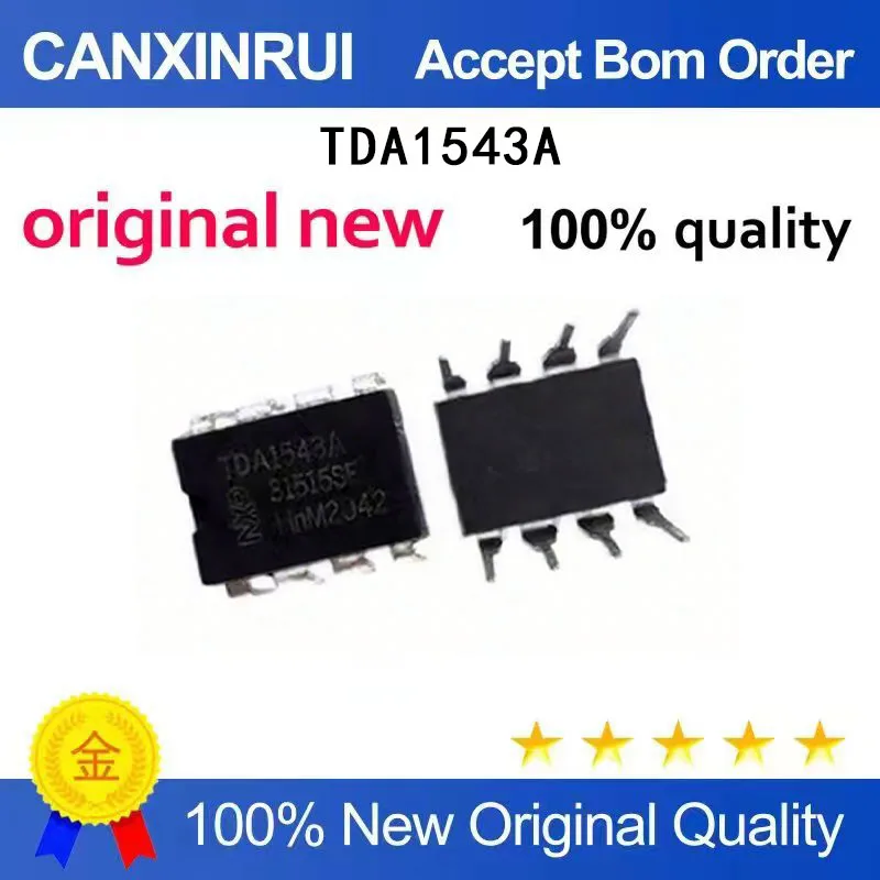 

（5-100 pieces）Brand new original TDA1543A 1543A DIP8 spot chip IC
