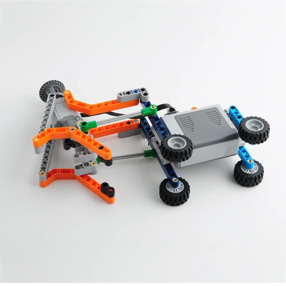 MOC Robot PF Blocks Kit DIY Technisches Autos Set AA-Batteriekasten L-Motor Kompatibel mit Legoeds 88003 8881 Power Functions Autospielzeug