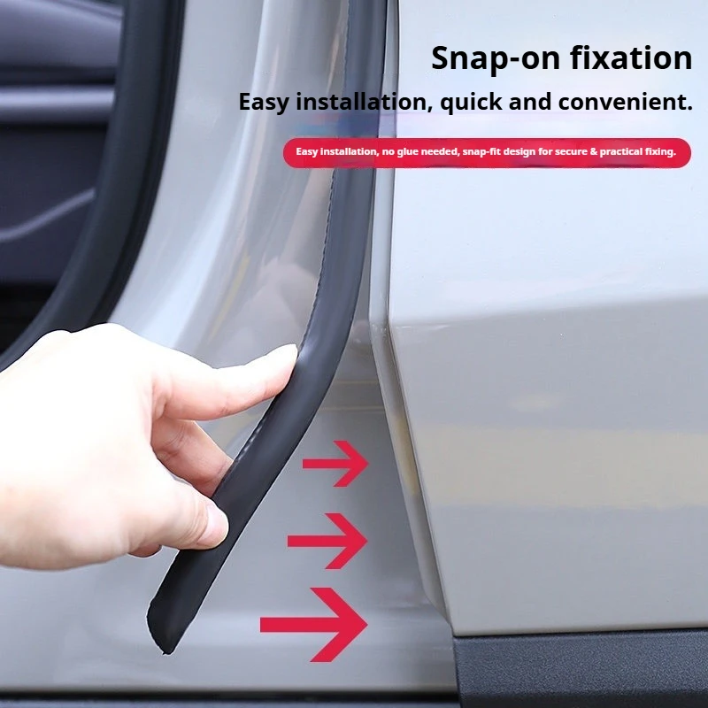 For Leapmotor B10 B01 B05 Lafa5 B03X A10 Car Door Sound Insulation Strip B-pillar Sealing Strip Noise Reduction Shock Absorption