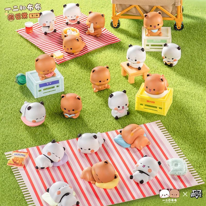 

Panda Bubu And Yier, серия Daily Life, слепая коробка 2,0, милая мультяшная кукла, коллекционный медведь, подарок для детей, модная игрушка-сюрприз