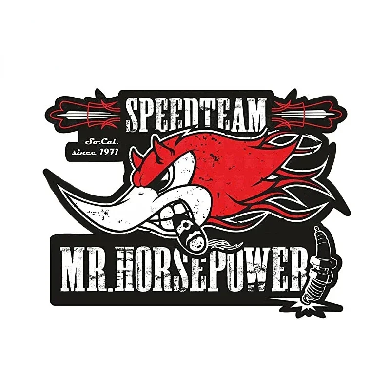 

New Design Vintage Vintage Racing Mixed Old School Car Stickers Stickers Car Motocross Laptop Helmet Decoration, 13cm