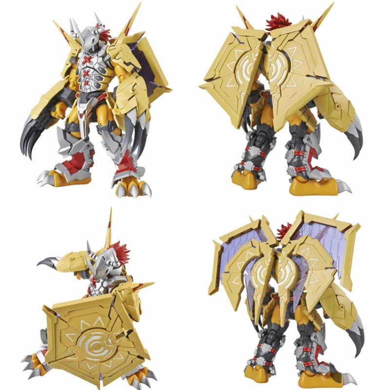 بانداي الشكل الارتفاع القياسية تضخيم ديجمون أنيمي نموذج المعادن Garurumon عمل الشكل WarGreymon البلاستيك التجمع نموذج اللعب