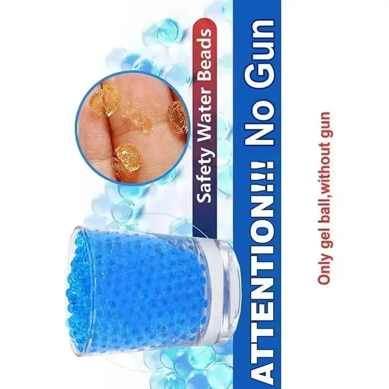 High quality crystal bullets Hydrogel Gel Water Beads Children Toy Crystal Soil Mud Growing Up Water Balls Toy Gun Ammos