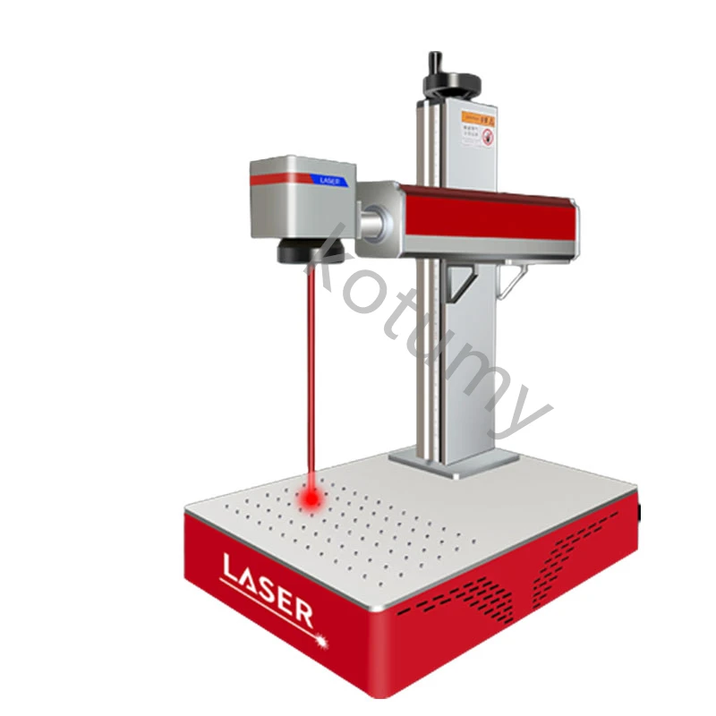 Desktop Fiber Laser Engraver Handheld Laser Marking Machine Metal Nameplate Engraving Machine