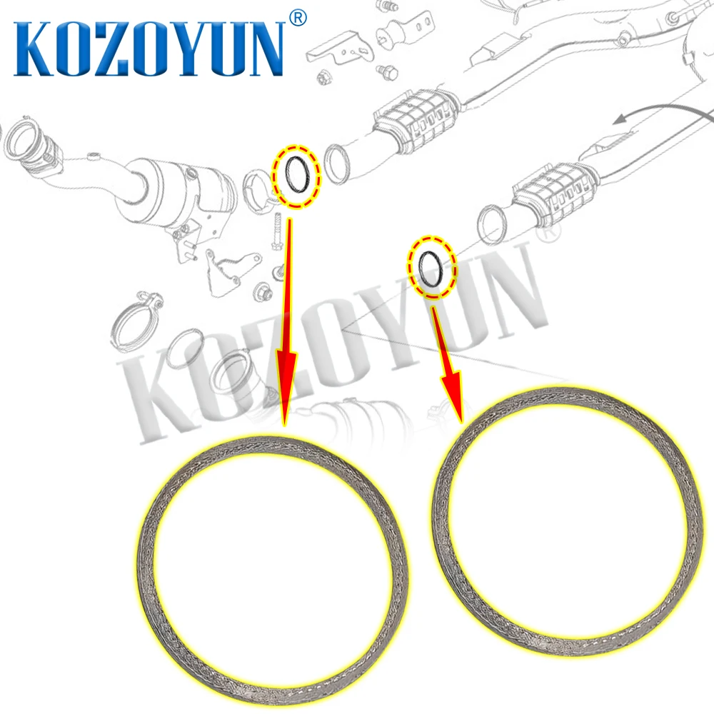 Exhaust Pipe Sealing Ring OEM for 2204920281 AMG C43 C400 C63 GLC43 E43 E300