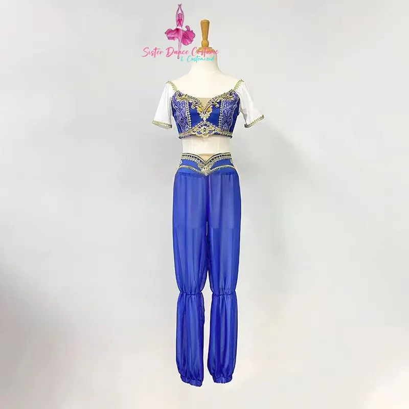 High-end customized professional ballet adult children's costumes Aladdin Magic lamp stage play Indian dance performance costume