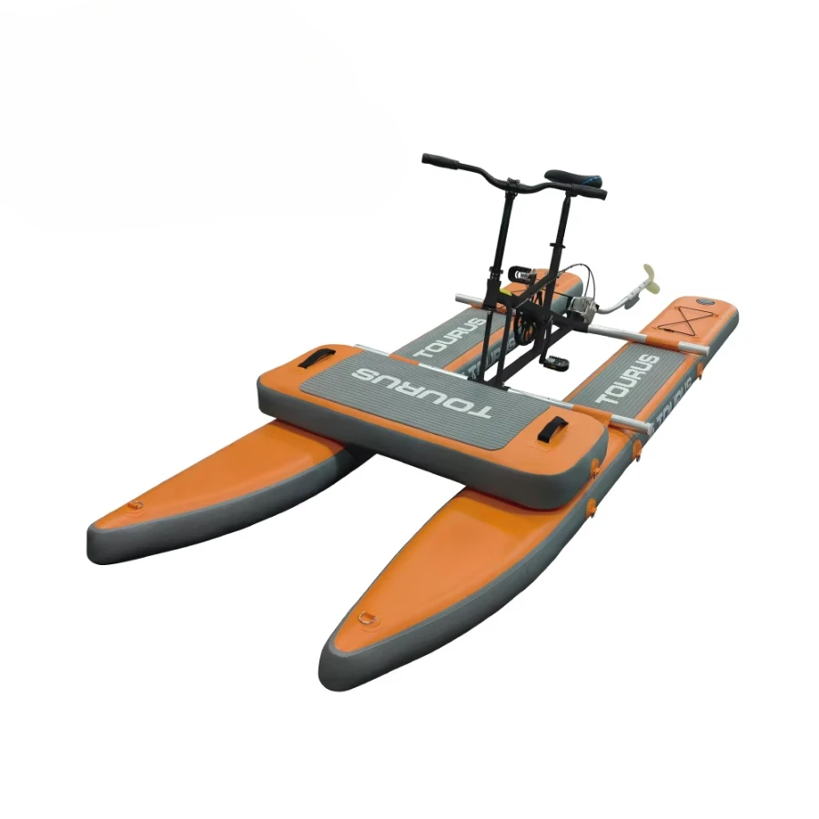 New Collection Pontoons Inflatable Water Bike Inflatable Single Water Bike for Sale