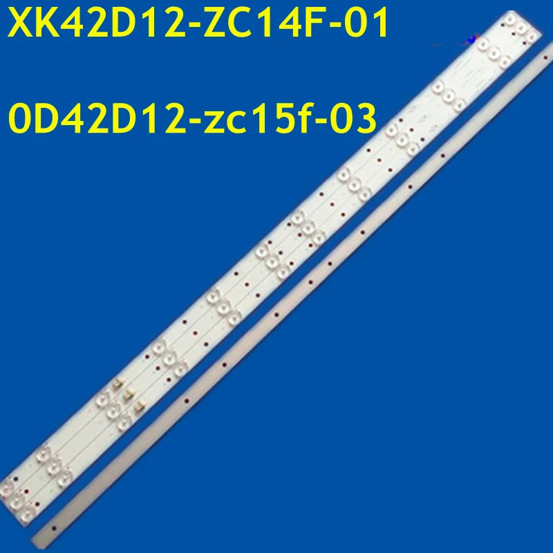 

10set=40pcs LED Backlight Strip For XK42D12-ZC14F-01 0d42d12-zc15f-03 303XK420031 LE42H35 LE42F18 STV-LC42T400FL