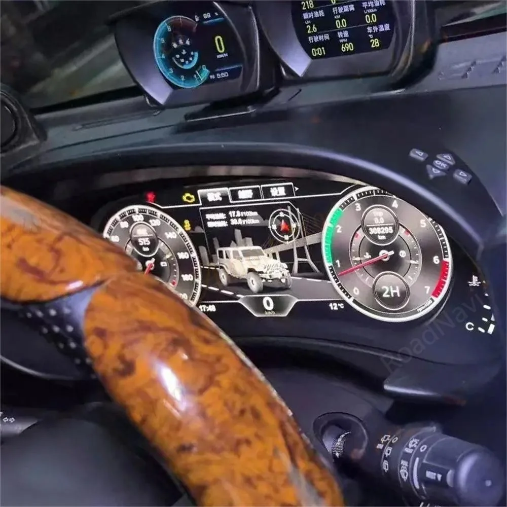 Radio Mobil Speedometer Instrumen Dashboard Jeep Wrangler 3 JK 2007-2011