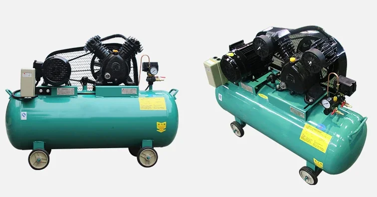 Portable mini air compressor 7-132kw 35-1965cfm Oil-free stage single-stage two-stage compression industrial air compressor