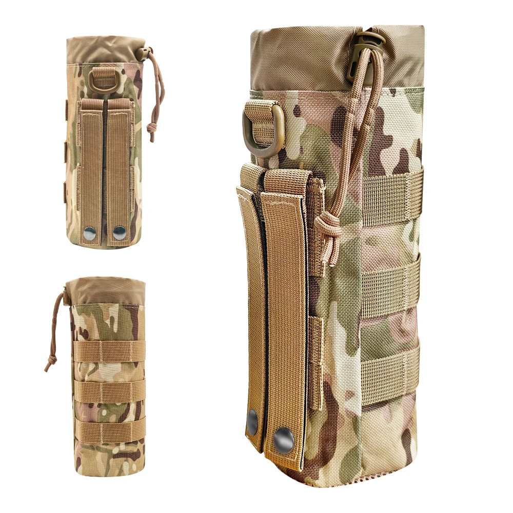 

Multifunctional Water Bottle Bag Pouch Holder Outdoor Travel Camping Hiking Cycling Fishing Hunting Water Bottle Kettle Carrier