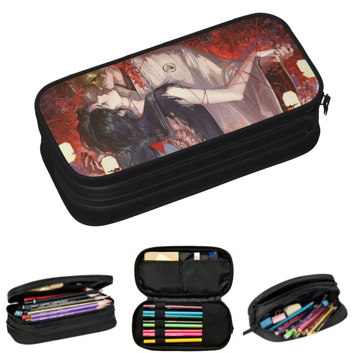 

Пеналы для школьников Silent Hill F Hinako Horror Game, вместительные пеналы-косметички для ручек и карандашей