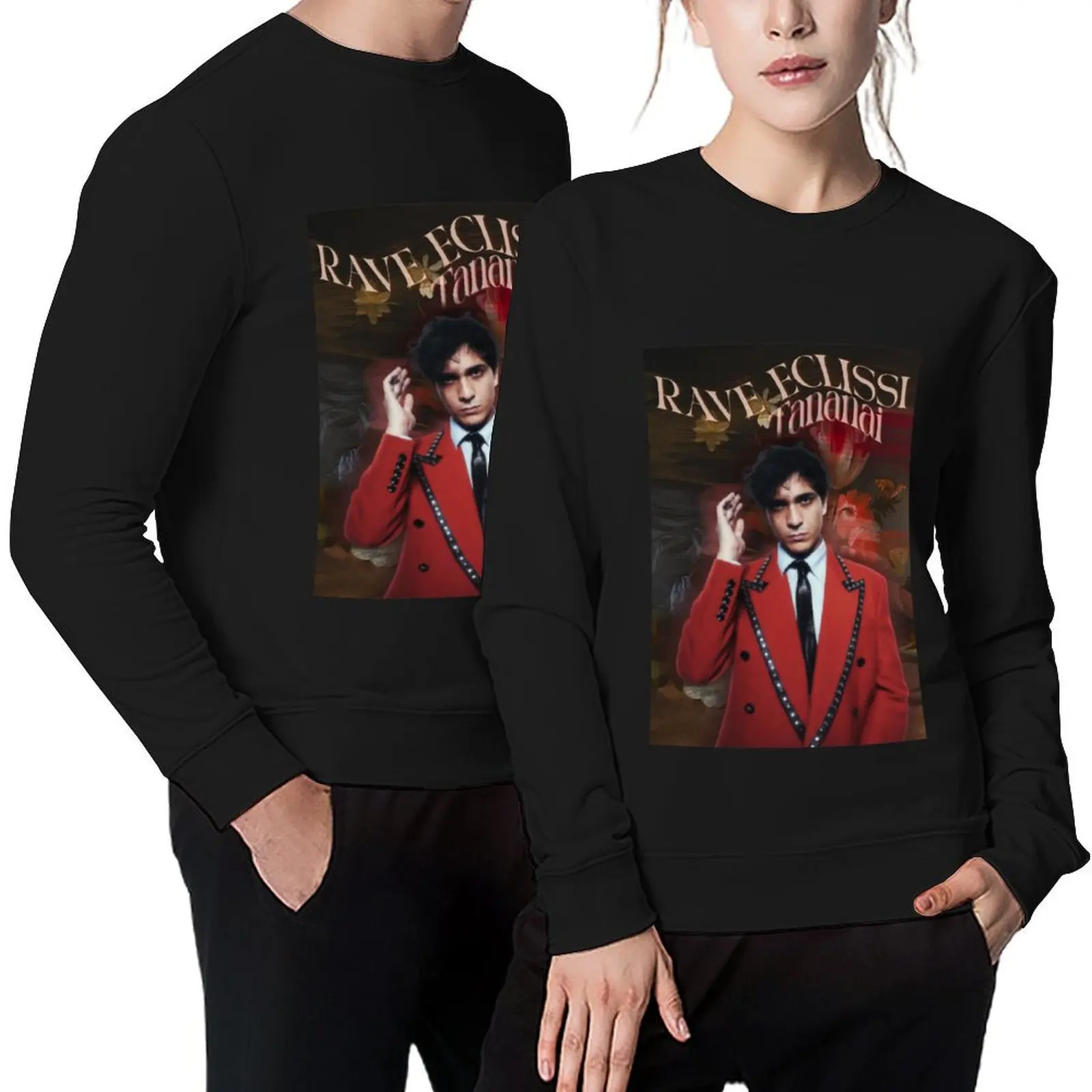 

tananai rave eclissi Pullover anime clothes autumn new products men's sweat-shirt set male clothes men's sweatshirt