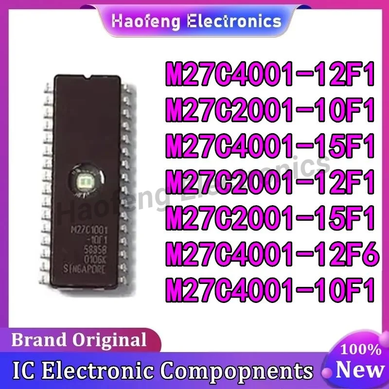 5PCS M27C2001-10F1 M27C2001-12F1 M27C2001-15F1 M27C4001-10F1 M27C4001-12F1 M27C4001-15F1 M27C4001-12F6 27C1001 CDIP-32 in stock