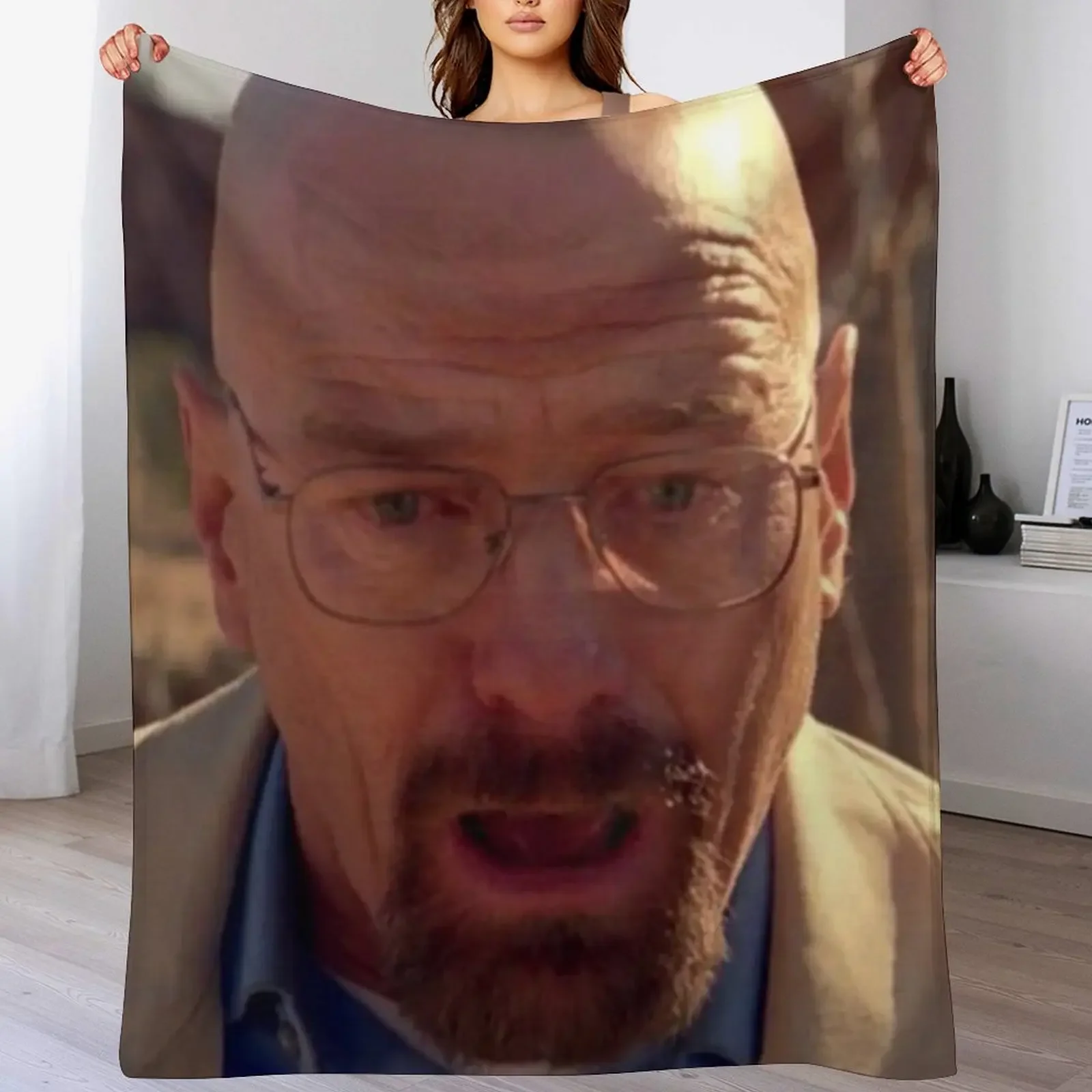 

Walter White Meme Throw Blanket Luxury Designer Summer decorative Blankets