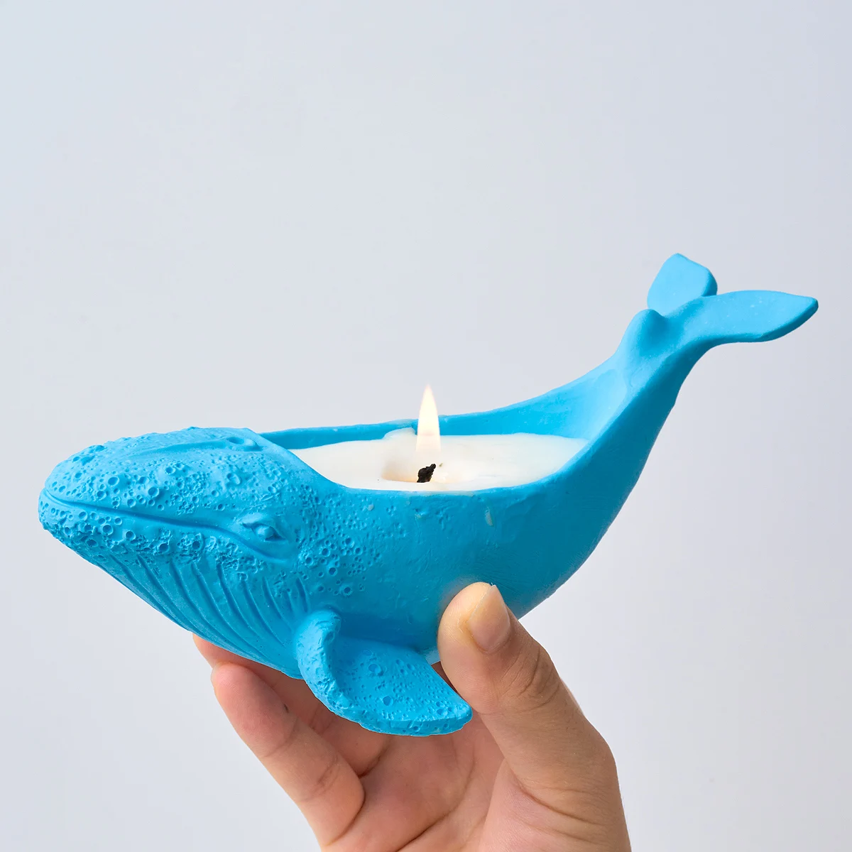 Creativity Whale Flowerpot Silicone Mold DIY Marine Animal Candle