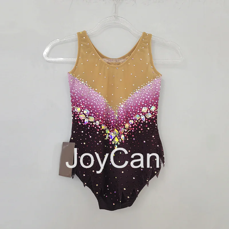 Joycan Rhthmic Gymnastik Trikots Mädchen Frauen rosa Spandex elegante Tanz kleidung für den Wettbewerb