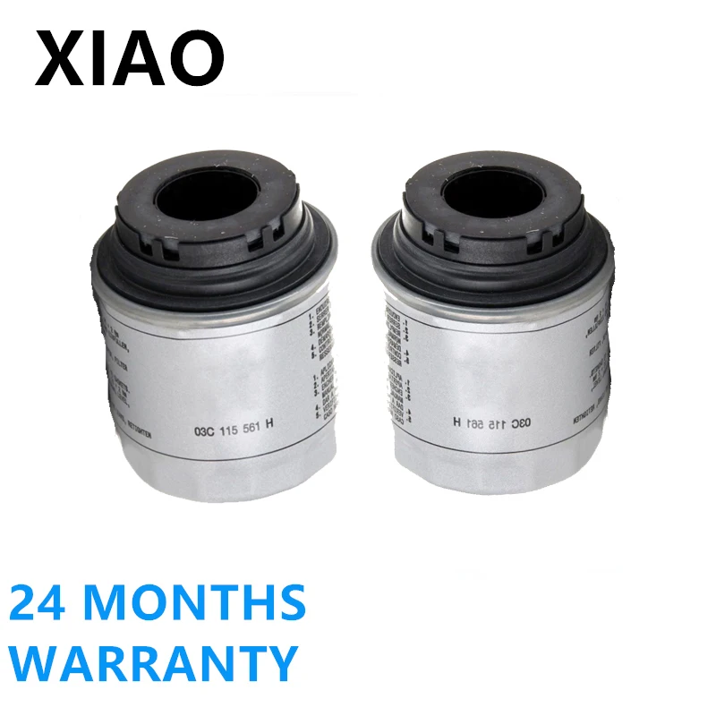 2PCS 03C115561J Engine Oil Filter For Audi A1 A3 For Seat Ibiza Toledo For Skoda Fabia Rapid For VW Beetle Golf Caddy Passat